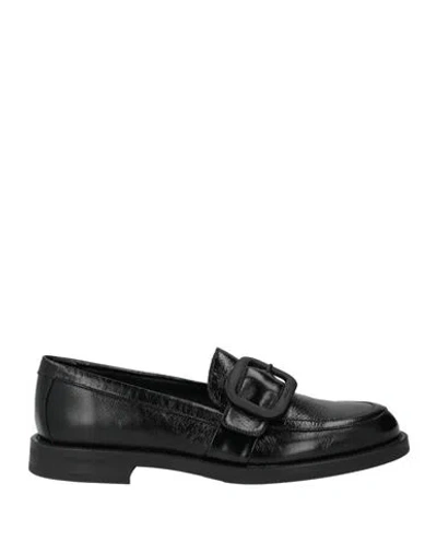 Frau Woman Loafers Black Size 10 Leather