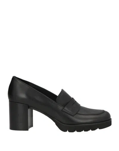 Frau Woman Loafers Black Size 10 Leather