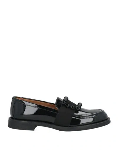 Frau Woman Loafers Black Size 6 Leather