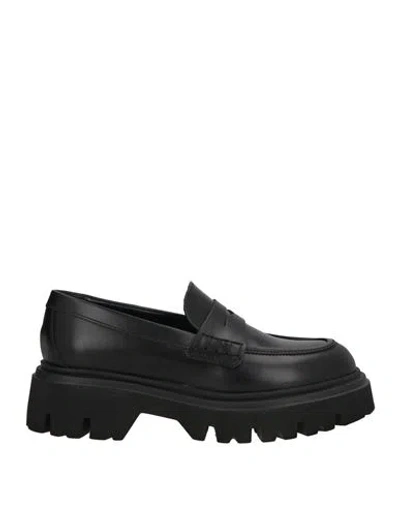 Frau Woman Loafers Black Size 6 Leather