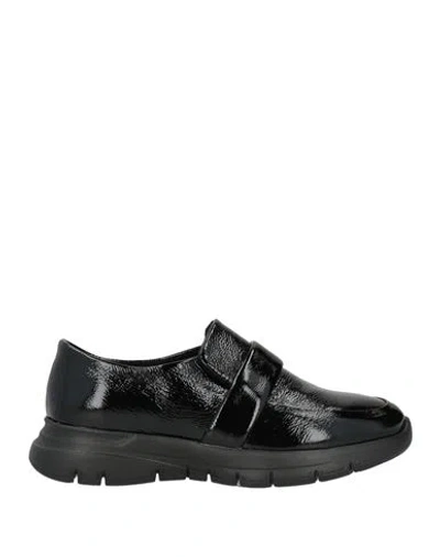 Frau Woman Loafers Black Size 7 Leather