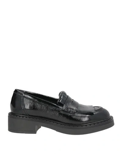 Frau Woman Loafers Black Size 9 Leather