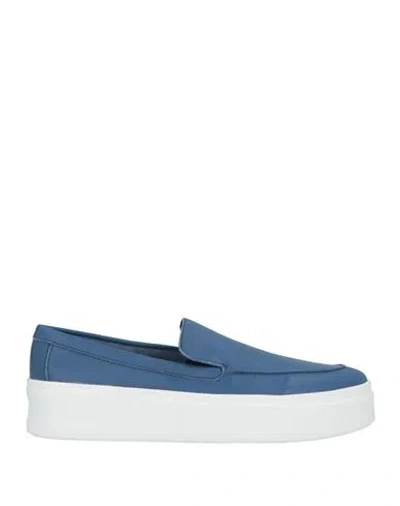 Frau Woman Loafers Blue Size 10 Leather