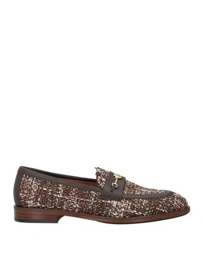 Frau Woman Loafers Chocolate Brown Size 8 Textile Fibers