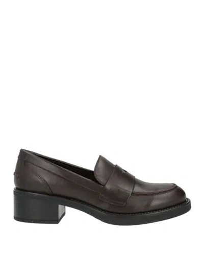 Frau Woman Loafers Dark Brown Size 10 Leather