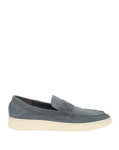 Frau Woman Loafers Slate Blue Size 9 Leather