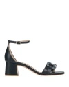 Frau Woman Sandals Midnight Blue Size 9 Leather
