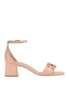 Frau Woman Sandals Pink Size 9 Leather