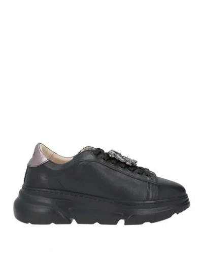 Frau Woman Sneakers Black Size 6 Leather