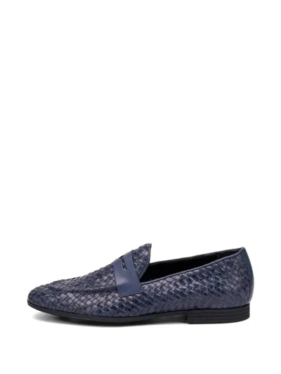 Frau Woven Loafers In Blue