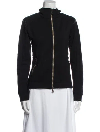 Pre-owned Frauenschuh Biker Jacket In Black