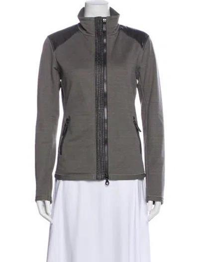 Pre-owned Frauenschuh Biker Jacket In Gray