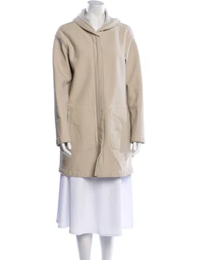 Pre-owned Frauenschuh Coat In Neutral