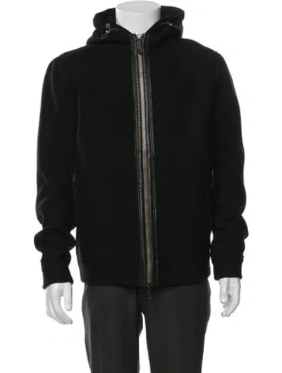 Pre-owned Frauenschuh Merino Wool Jacket In Black