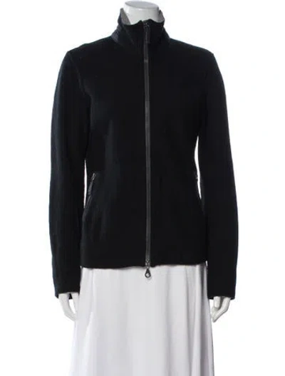 Pre-owned Frauenschuh Merino Wool Jacket In Black