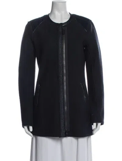 Pre-owned Frauenschuh Merino Wool Jacket In Blue