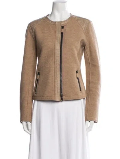 Pre-owned Frauenschuh Merino Wool Jacket In Neutral
