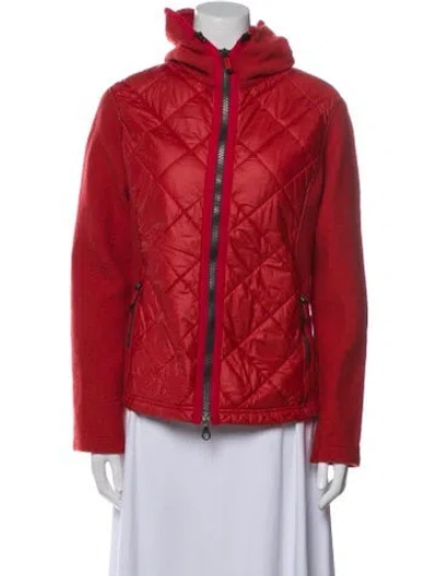 Pre-owned Frauenschuh Merino Wool Jacket In Red