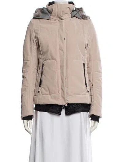 Pre-owned Frauenschuh Nylon Bomber Jacket In Neutral