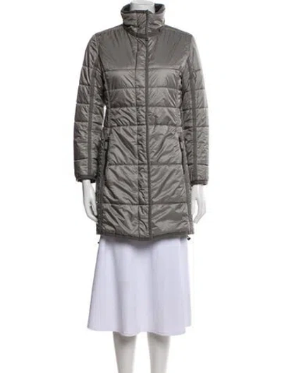 Pre-owned Frauenschuh Nylon Parka In Gray