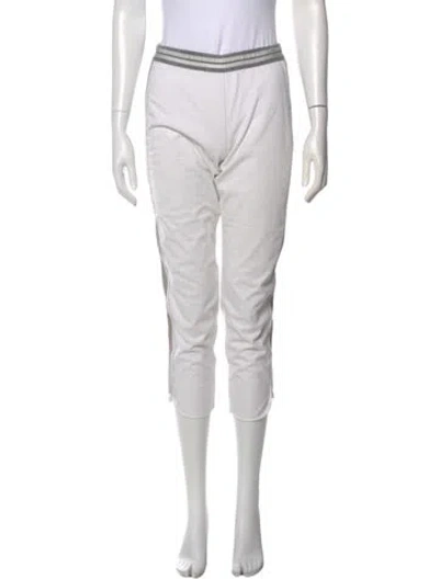 Pre-owned Frauenschuh Striped Skinny Leg Pants In Gray