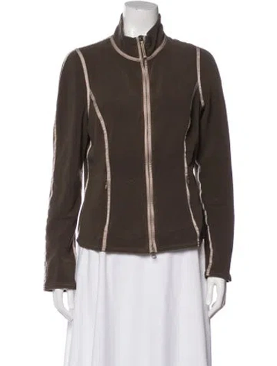 Pre-owned Frauenschuh Wool Evening Jacket In Brown