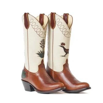 Fraulein Boot Company Brown Roadrunner Women's Cowboy Boot In Multi