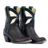 Fraulein Boot Company Women's Black Butterfly Cowboy Boot In Black