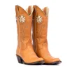Fraulein Boot Company Women's Neutrals Daisy Brown Cowboy Boot In Black/blue/gray