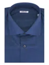 Fray Buttoned Shirt In Blue