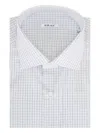 Fray Checked Shirt In White
