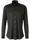 Fray Cotton Shirt In Green