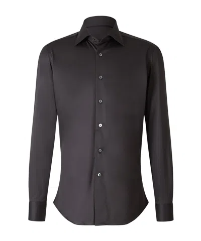Fray I.d Long-sleeved Shirt In Black