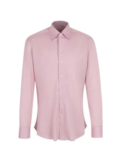 Fray Long-sleeved Shirt In Pink