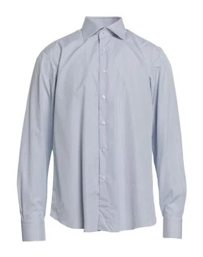 Fray Man Shirt Blue Size 17 Cotton