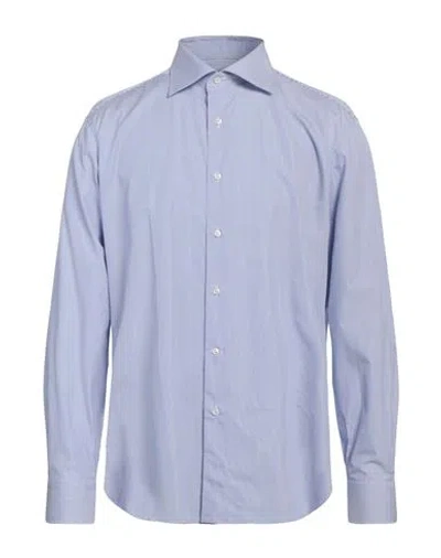 Fray Man Shirt Light Blue Size 17 Cotton