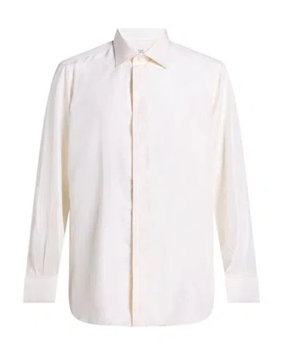 Fray Man Shirt White Size 17 Cotton