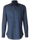Fray Twill Shirt In Blue