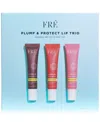 Fre 3-pc. Plump & Protect Mineral Spf 30 Lip Tint Set In Transparent
