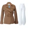 Freak Vault Brown / White Poko Militare Set In Brown