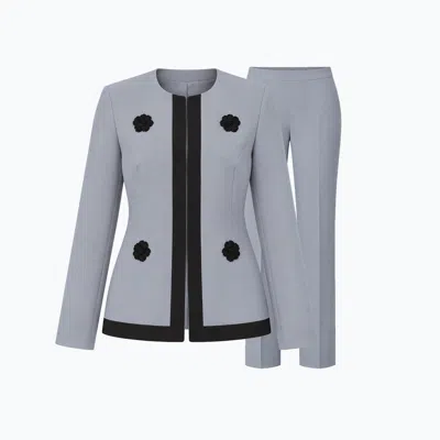 Freak Vault Grey Arden Contrast Suit