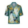 Freak Vault Men's Fioritura Silk Shirt In Gray