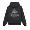 Freak Vault Men's Neutrals Saint Philippe Cathedral Noir Hoodie In Black