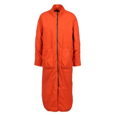 Freaky Nation Women's Orange Light Padded Textile Coat