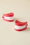 Fred & Friends Chomp Teeth Silicone Pot Holder Set In Red At Urban Outfitters In Red