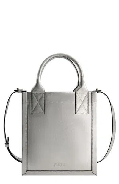 Fred By Fred Segal Smooth Metallic Leather Tote Bag