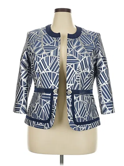 Pre-owned Fred David Blazer Jacket In Blue