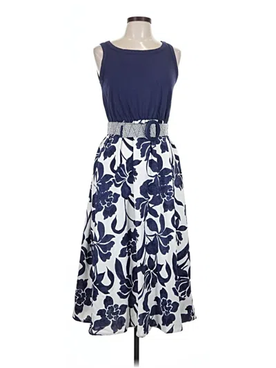 Fred David Casual Dress In Blue