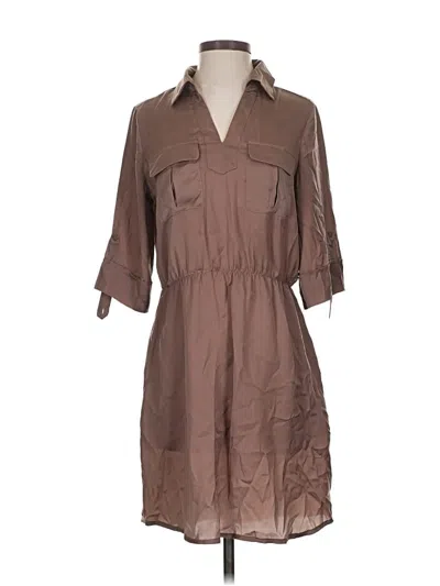 Pre-owned Fred David Casual Dress In Brown