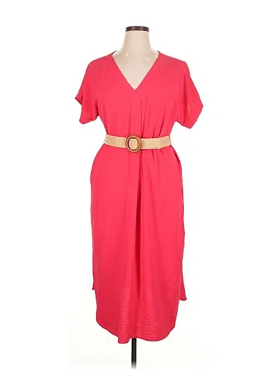 Pre-owned Fred David Casual Dress In Pink